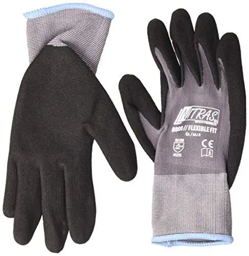 Produktbild: NITRAS 8800 Flexible Fit Allroundhandschuhe Gartenhandschuhe, Grau/Schwarz, Gr. 6 (3 Paar)