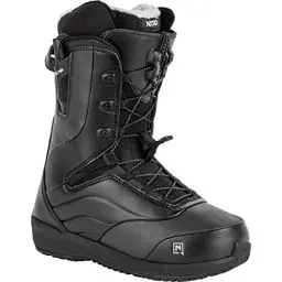 Produktbild: Nitro Damen Nitro Damen Crown Tls '23 Leichter Snowboardschuh mit Schnellschnürsystem Snowboardboot, Schwarz, MP 28,5 // EU 43 1/3 US 11