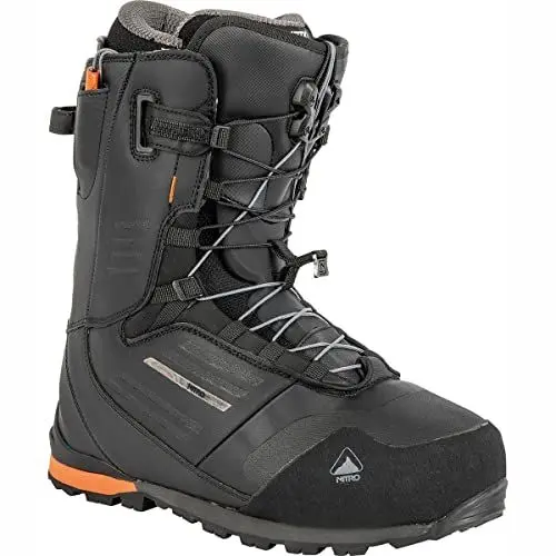 Produktbild: Nitro Herren Nitro Herren Incline Tls '23 Splitboardboot All Mountain Freeride Premium Schneeschnürsys Snowboardboot, Schwarz, MP 25,5 // EU 39 1/3 US 7,5