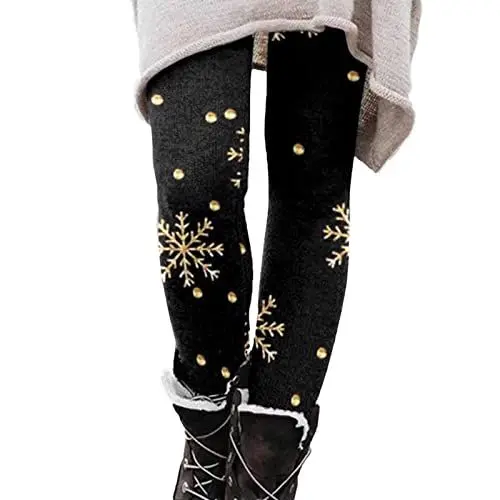 Produktbild: CHENSIYU Gefütterte Leggings Damen, Leggings Winter Damen Lang Thermoleggins Fleecehose Grosse Grössen Thermal Sportleggins Strumpfleggings Thermoleggings Mädchen