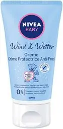 Produktbild: NIVEA BABY Wind & Wetter Creme (3 x 50 ml), Babycreme schützt vor Kälte und Nässe, Baby Feuchtigkeitscreme mit Calendula und Panthenol für zarte Babyhaut