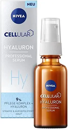 Produktbild: NIVEA Cellular Professional Serum Hyaluron (30 ml), feuchtigkeitsspendendes Hyaluron Serum, Anti Falten Serum für einen frischen und gesund aussehenden Teint