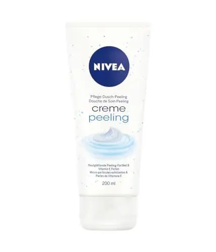 Produktbild: NIVEA Creme Peeling (200 ml), pflegendes Körperpeeling mit feinen Peelingpartikeln und Vitamin E, Body Scrub für ein geglättetes und gepflegtes Hautgefühl