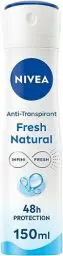 Produktbild: NIVEA Fresh Natural Deospray in einer Packung mit 1 x 150 ml, Antitranspirant-Deo für ein frisches Hautgefühl, Aluminiumfreies Deo mit Meeresextrakten