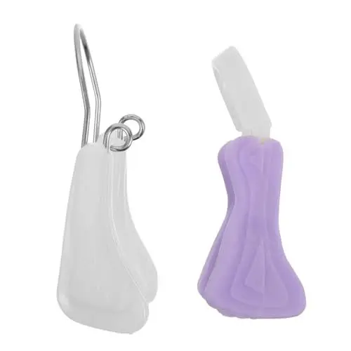 Produktbild: NIYANGLE 2stücke Nasenformer Lifter Clip Für Nasenkorrektur Und Schlaf Nacht-nasenclips Zur Reduzierung Von Schnarchen Und Verbesserung Der Nasenform Für Frauen Sanft Und Einfach Zu