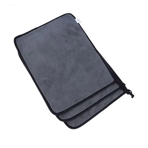 Produktbild: NIYANGLE 3stücke Mikrofasertücher Hochabsorbierende Reinigungstücher Für Auto Fenster Und Mehr Sanft Zu Oberflächen Schnelltrocknend Fusselfrei Braun
