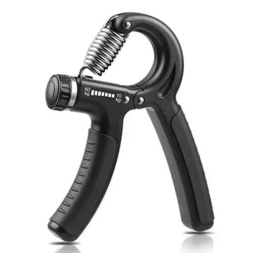 Produktbild: NIYIKOW Handtrainer Unterarmtrainer, Einstellbarer Widerstand 10-60kg, Grip Griffkraft Trainer, Fingertrainer, Hand Unterarm Trainingsgerät, Für Sportler und Wiederherstellung der Hand - Schwarz