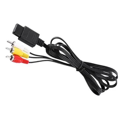 Produktbild: NIZUUONE AV-Composite-Kabel, AV-Ausgang mit Farbcodierten Anschlüssen für N64 Video-Audiokabel