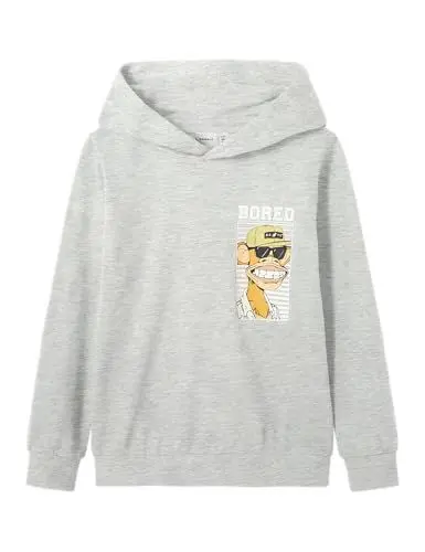 Produktbild: Nkmmaddux BOD Nreg Sweat Wh Unb Sky