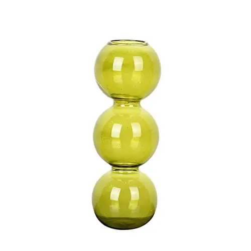 Produktbild: NLDGR Glasblasenvasen für Blumen, Hydrokultur-Blumenvase, Einzigartige Niedliche Einzelne Blumenvase für Mittelstücke (5)