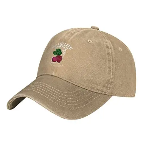 Produktbild: NLWQEKV Schrute Farms Beets Bed and Breakfast Baseballmütze für Herren, verstellbare Papa-Mütze, Geschenk für Männer und Frauen, Trucker-Cap, Schwarz