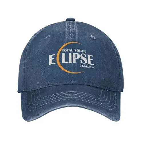 Produktbild: NLWQEKV Total Solars Eclipse 2024 Mütze für Herren Baseballmütze mit Designkappen