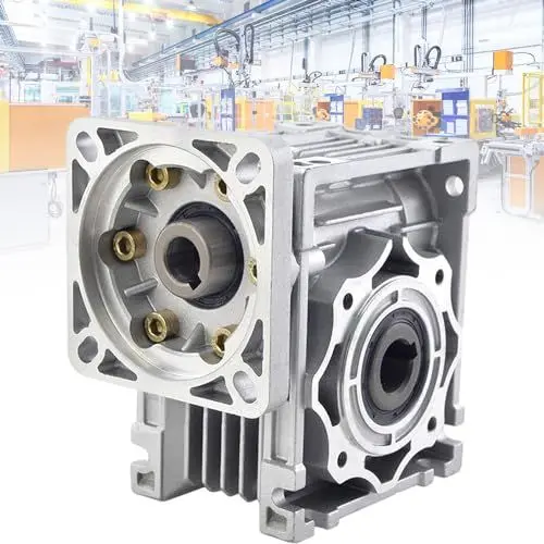 Produktbild: NMRV030 Schneckengetriebe, Hohe Drehmoment Schneckengetriebe mit Geringem Geräuschpegel, Vierkantflansch Getriebe, Getriebe 10:1, für Schrittmotor und Servomotor