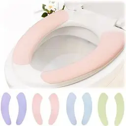 Produktbild: NO Qazuwa WC Abdeckung Pad Waschbar Wc-Sitzbezüge 8 Stück Toilettensitzabdeckung WC Sitz Cover Dickes Leder, Warm, Waschbar, WC-Sitzbezüge, Für Familie Reisen Schwangere Frauen Ältere Menschen