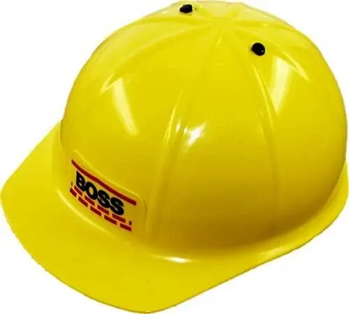 Produktbild: No Name (Foreign Brand) Bauhelm Boss, Gelb Ø ca. 20cm