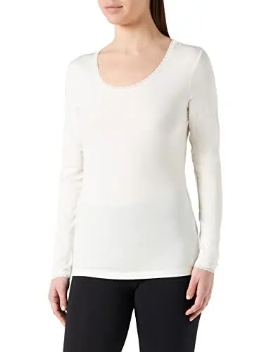 Produktbild: Noa Noa Damen Leggings Noa Noos Lace Jersey, Weiß (Cloud Dancer 505), XS