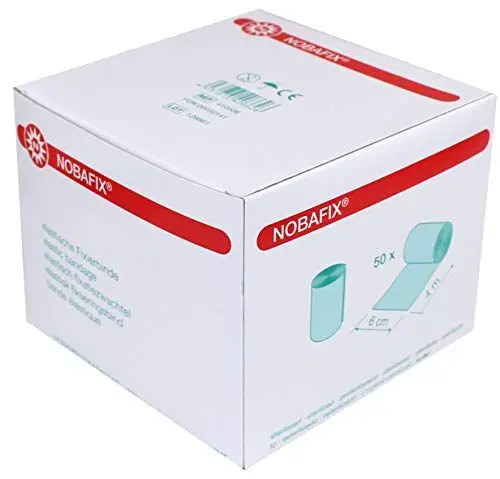 Produktbild: Nobafix Mullbinden 50 Stück Fixierbinden von Nobamed (6 cm x 4 m)