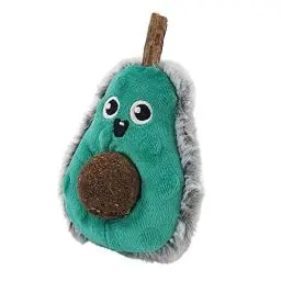 Produktbild: Nobby 62419 Plüsh Avocado mit Matatabi Stick und Catnip Kugel 13 cm, grün