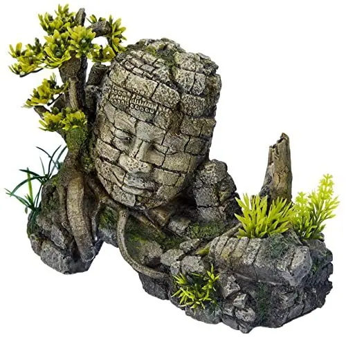 Produktbild: Nobby Aqua Ornaments Angkor WAT mit Pflanzen, 25 x 12,5 x 18 cm, 1 Stück