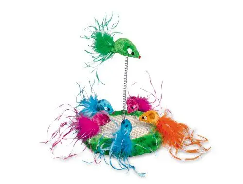 Produktbild: Nobby Katzenspielplatz Plüsch, Ø 19 cm x 24 cm, 1 Stück