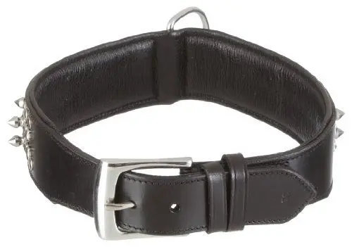 Produktbild: Nobby Leder Halsband DELGADO, schwarz 70 cm (60-68 cm), 50 mm, 1 Stück