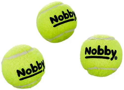 Produktbild: Nobby Tennisball mit Squeaker XS 4.5 cm·· 3er Netz