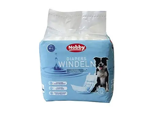 Produktbild: Nobby Windeln, Rüden, M-L, 46-60 cm, 1 Packung (1 x 12 Stück)