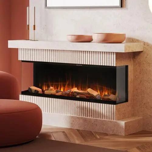 Produktbild: Noble Flame ELLASON (Elektrokamin Wandeinbau): 1270 - black darkness/Saphirschwarz