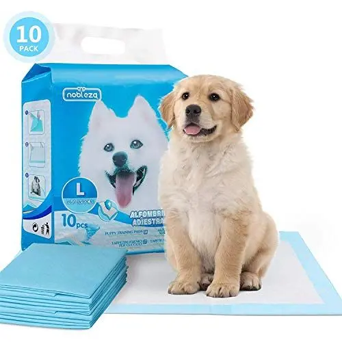 Produktbild: Nobleza -100 x Ultra saugfähige Hunde Trainingsunterlagen Welpenunterlage Welpen Toilettenmatte, 90 * 60cm, Packung mit 100 Stück