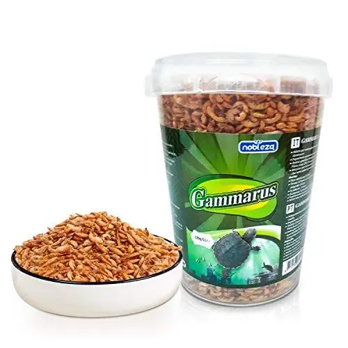 Produktbild: Nobleza Gammarus Futter für Schildkröten und Wasserschildkröten aus hochwertigen natürlichen Flussgarnelen 120g / 1000ml(1)