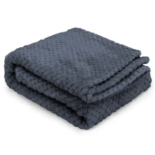 Produktbild: Nobleza Hundedecke Weiche Fleecedecke Waschbare Deck für Haustier Hunde Katzen Welpen Weiche Warme Matte, Grau 120 * 100cm