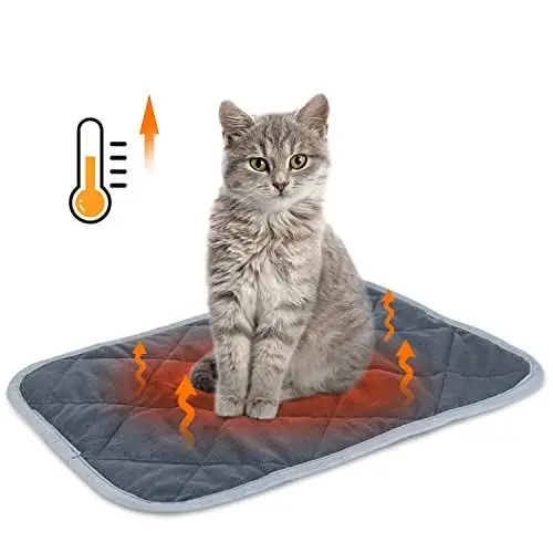 Produktbild: Nobleza Selbstheizende Decke für Katzen & Hunde, Haustiere Wärmematte, Waschbare Welpen Thermodecke, Selbstwärmende Winter Wärme Hundematte, Hund rutschfest Wärmedecke, Größe S 40x50cm