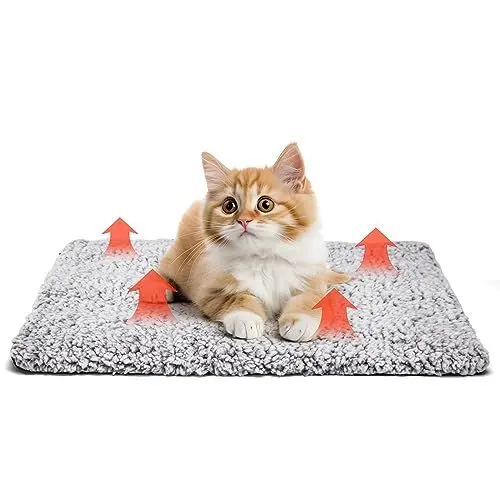 Produktbild: Nobleza Selbstheizende Decke für Katzen & Hunde, Wärmematte Heizdeckem/Heizmatte, Katzendecke, Waschbare Hunde Thermodecke, 40x50cm