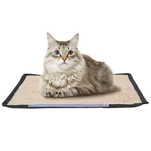 Produktbild: Nobleza – Kratzmatte für Katzen, Schutz für Sofa Möbel Boden Wand, Natursisal Kratzbrett für Katzen, 40 x 30 cm