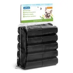 Produktbild: Nobleza - 300 Stück Hundekotbeutel Haustier Große Kotbeutel für Hunde Auslaufsicher Geruchlose Farbe Schwarz