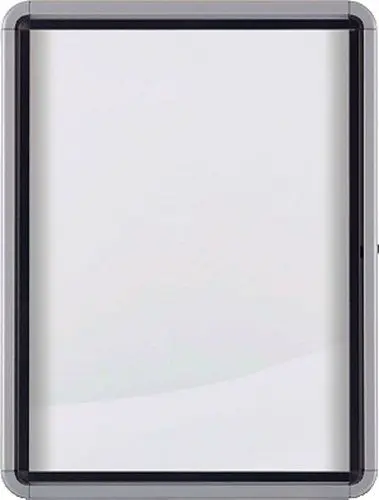 Produktbild: Nobo abschließbarer Schaukasten mit magnetischer Notiztafel, 6 x A4, Premium Plus, Weiß, 1902558