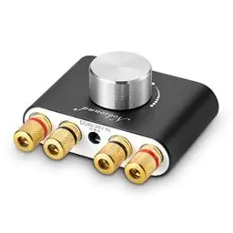 Produktbild: Nobsound Mini Bluetooth 5.0 Digital Power Amplifier HiFi Stereo Verstärker 2.0 Kanal 50W×2 Endstufe Wireless Audio Receiver mit Netzteil (schwarz)