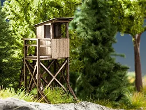Produktbild: NOCH Jägerstand, hochwertige Modellbau Miniatur mit Laser-Cut Technologie für die Spur N, ideal für realistische Szenen