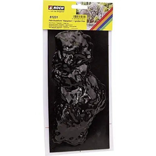 Produktbild: NOCH® Fels-Gussform „Alpspitze“, realistische Felsnachbildung, 250 ml für Modellbau und Dioramen, kompatibel mit Spurweiten H0, TT, N, Z