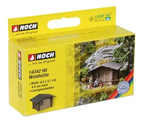 Produktbild: 14342 Waldhütte, 6,5 x 5,1 cm, 4,0 cm hoch