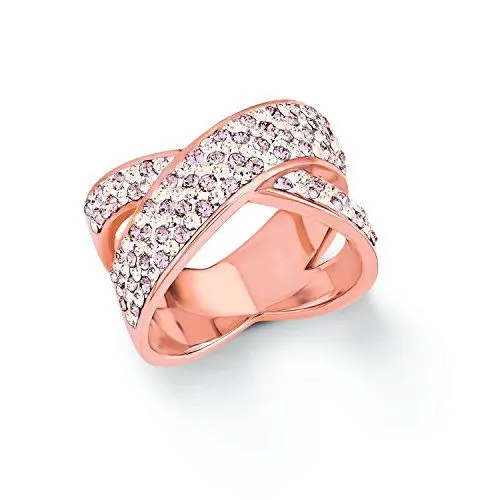 Produktbild: NOELANI Damen-Ring Swarovski Elements Messing teilvergoldet Kristall Mehrfarbig Gr. 52 (16.6) - 572101