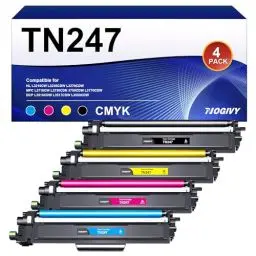 Produktbild: NOGIVY TN247 TN-243CMYK Toner Kompatibel für Brother TN243CMYK TN-247 für Toner Brother MFC L3750CDW DCP-L3550CDW MFC-L3750CDW HL-L3210CW MFC-L3770CDW HL-L3270CDW (Schwarz Cyan Gelb Magenta, 4er-Pack)
