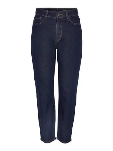 Produktbild: NOISY MAY Damen NMMONI HW ANK Jeans AZ366RW NOOS Jeanshose, Dark Blue Denim/Detail:RHINSEWASH, 32W x 32L