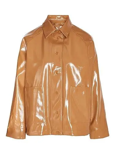 Produktbild: NOISY MAY Damen NMSKY L/S Short Vinyl Coat NOOS Regenjacke, Rubber, XS