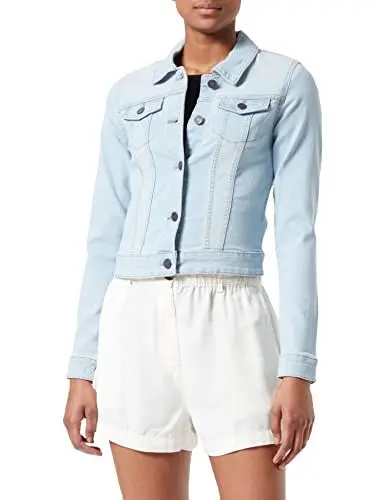 Produktbild: Noisy May NOS DE Damen NMDEBRA L/S Jacket LB BG NOOS Jeansjacke, Light Blue Denim, S