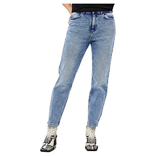 Produktbild: Noisy may Damen Nmmoni Hw Ank Az236lb Noos Jeans, Light Blue Denim, 25W 32L EU