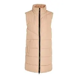 Produktbild: Noisy may Damen Winter Weste NMDALCON Lange wattierte Puffer Stepp Jacke mit Zip ohne Ärmel