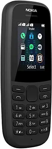 Produktbild: Nokia 105 Dual-SIM (2019) schwarz entsperrt