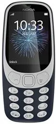 Produktbild: Nokia 3310 2G Mobiltelefon (2,4 Zoll Farbdisplay, 2MP Kamera, Bluetooth, Radio, MP3 Player, Single Sim) dark blue
