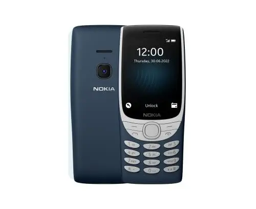 Produktbild: Nokia 8210 All Carriers 0,05 GB Feature Phone mit 4G Modul, großes Display, MP3 Player, FM Radio und Retro Snake Spiel - Blau